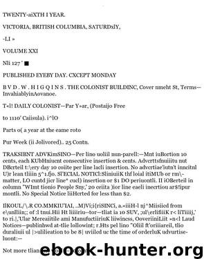 Daily Colonist (1884-11-22) by Unknown