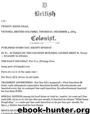 Daily Colonist (1884-12-04) by Unknown