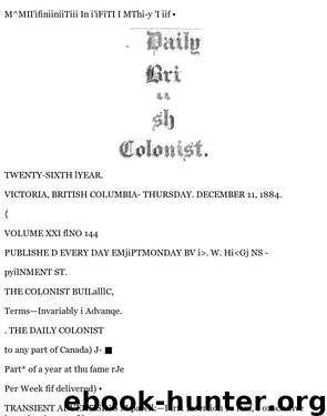 Daily Colonist (1884-12-11) by Unknown