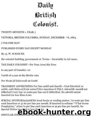 Daily Colonist (1884-12-28) by Unknown