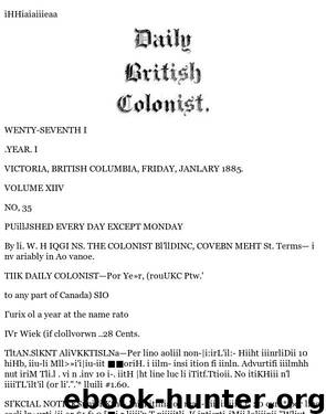 Daily Colonist (1885-01-23) by Unknown