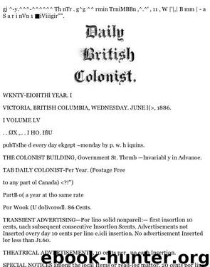 Daily Colonist (1886-06-16) by Unknown
