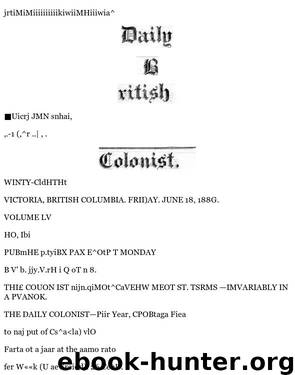 Daily Colonist (1886-06-18) by Unknown