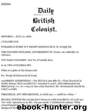 Daily Colonist (1886-07-10) by Unknown