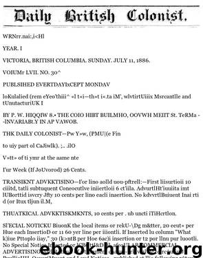 Daily Colonist (1886-07-11) by Unknown