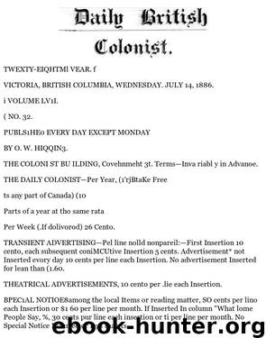 Daily Colonist (1886-07-14) by Unknown