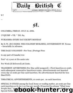 Daily Colonist (1886-07-16) by Unknown