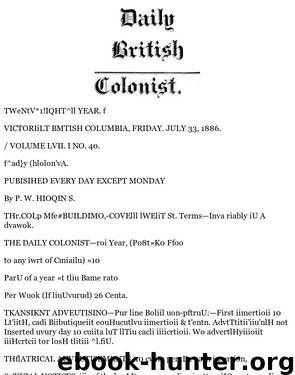 Daily Colonist (1886-07-23) by Unknown