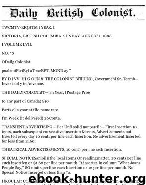 Daily Colonist (1886-08-01) by Unknown