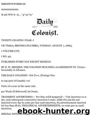 Daily Colonist (1886-08-03) by Unknown