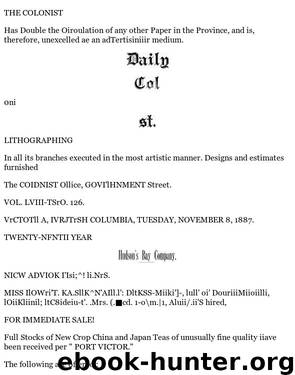 Daily Colonist (1887-11-08) by Unknown