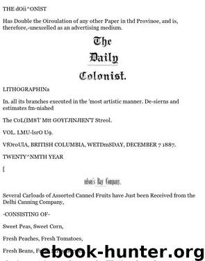 Daily Colonist (1887-12-07) by Unknown