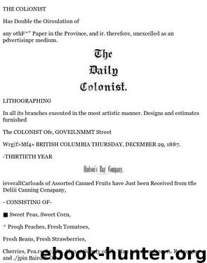 Daily Colonist (1887-12-29) by Unknown