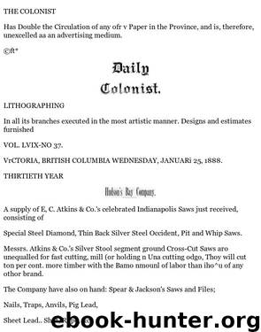 Daily Colonist (1888-01-25) by Unknown