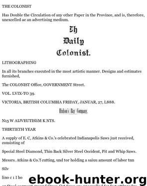 Daily Colonist (1888-01-27) by Unknown