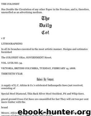 Daily Colonist (1888-02-14) by Unknown