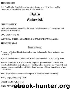 Daily Colonist (1888-02-17) by Unknown