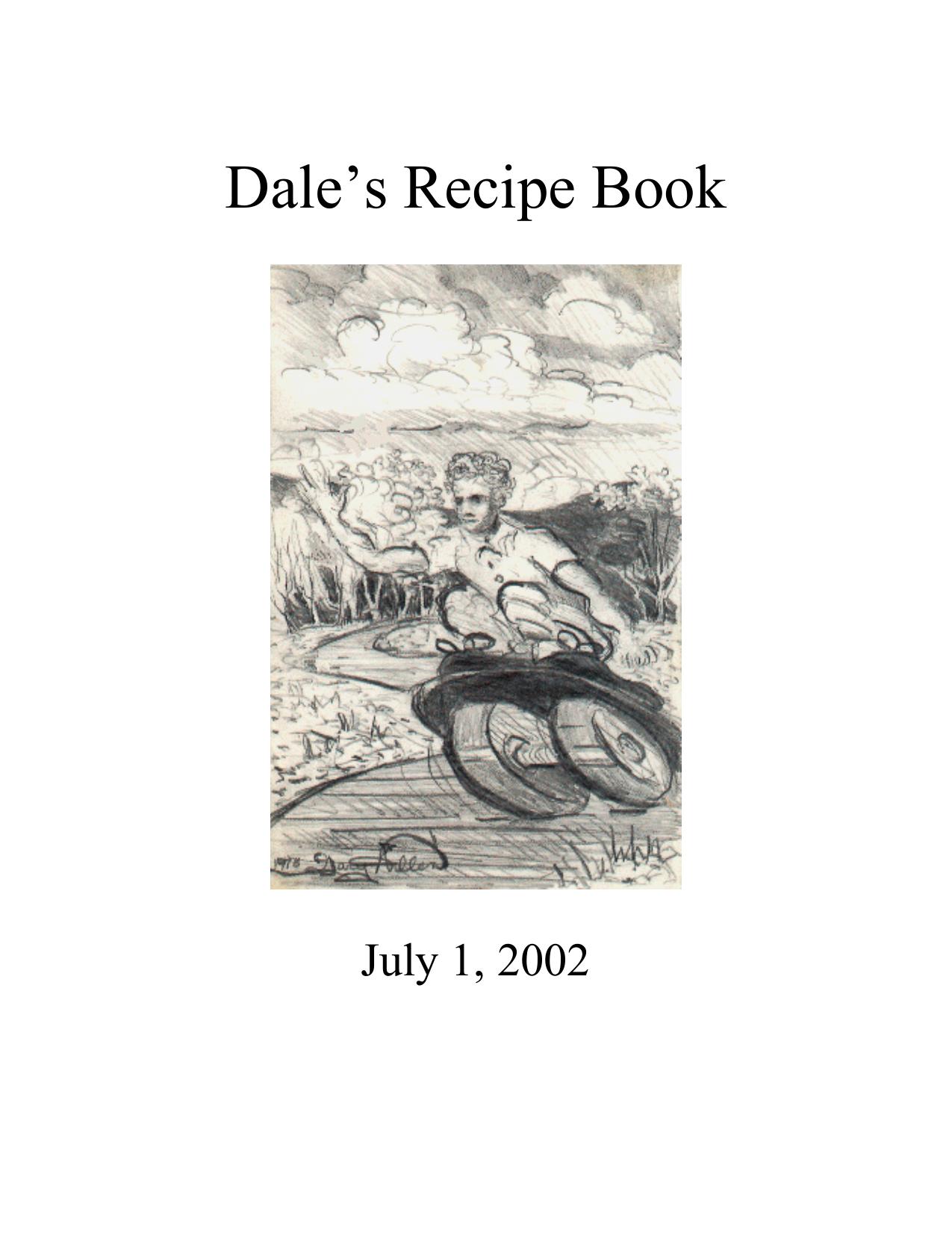 Dale’s Recipe Book by Dale Allen