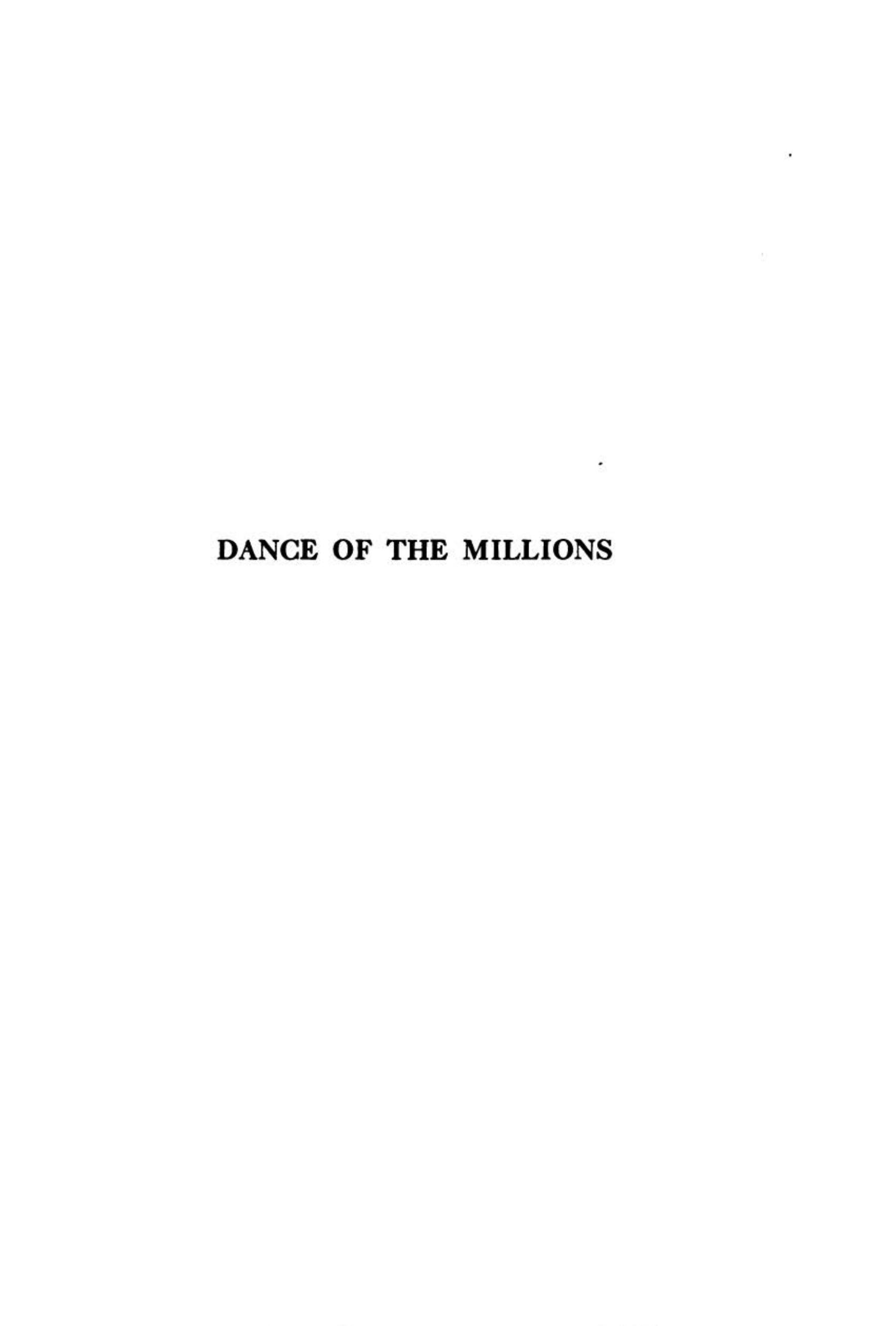 Dance of the Millions : Military Rule and the Social Revolution in Colombia, 1930-1956 by Vernon Lee Fluharty