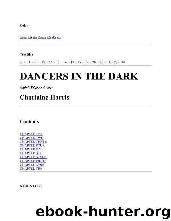 Dancers in the Dark 7.1 by Charlaine Harris