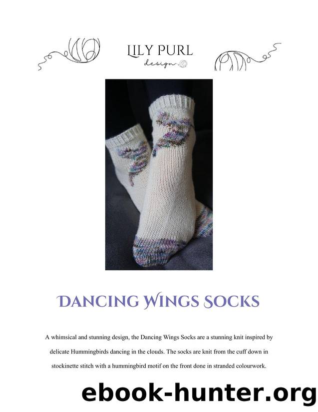 Dancing Wings Socks V1 by Unknown