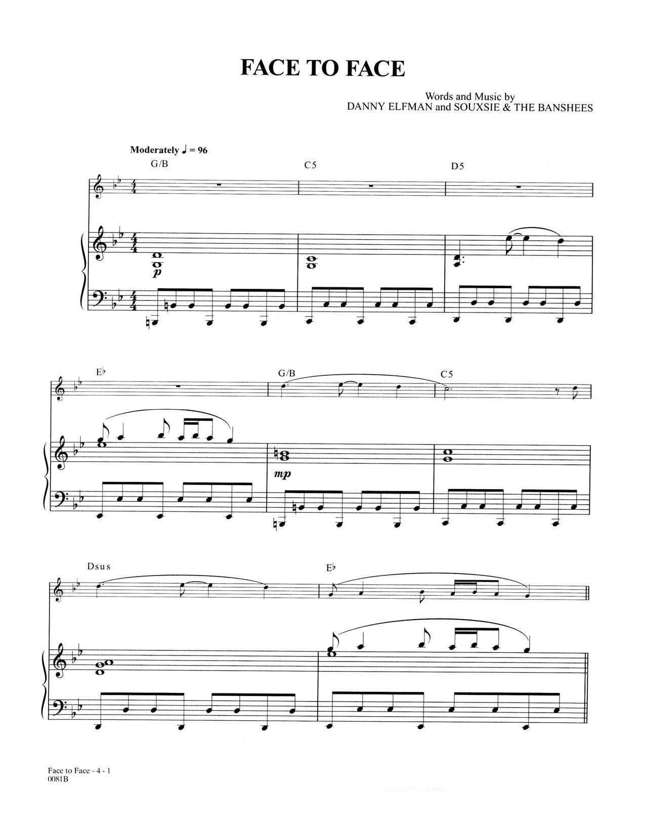 Danny Elfman - Batman Returns by Face To Face