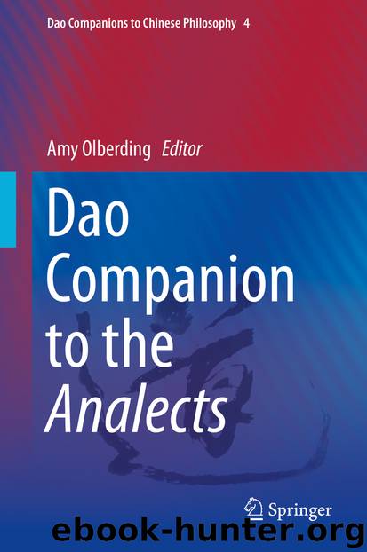 Dao Companion to the Analects by Amy Olberding