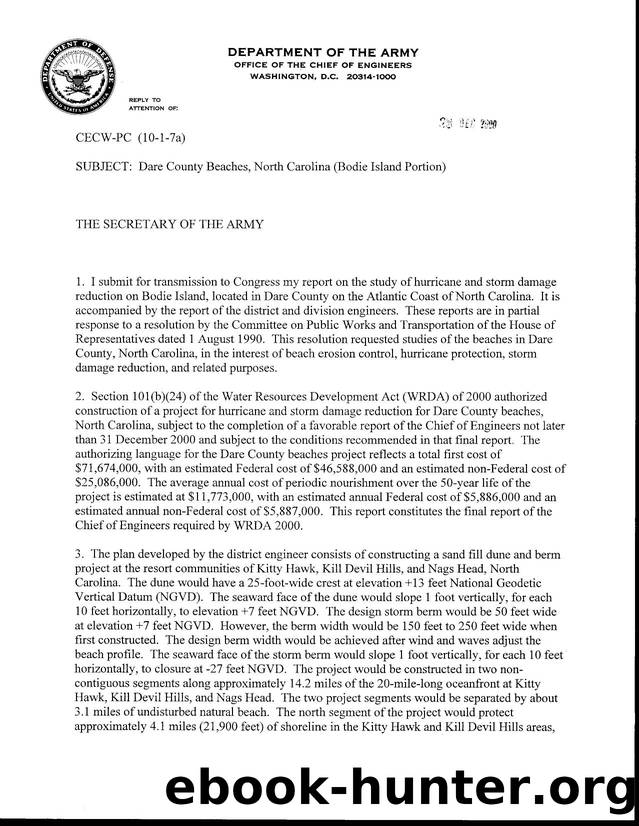 Dare County Beaches, North Carolina (Bodie Island Portion) by Unknown