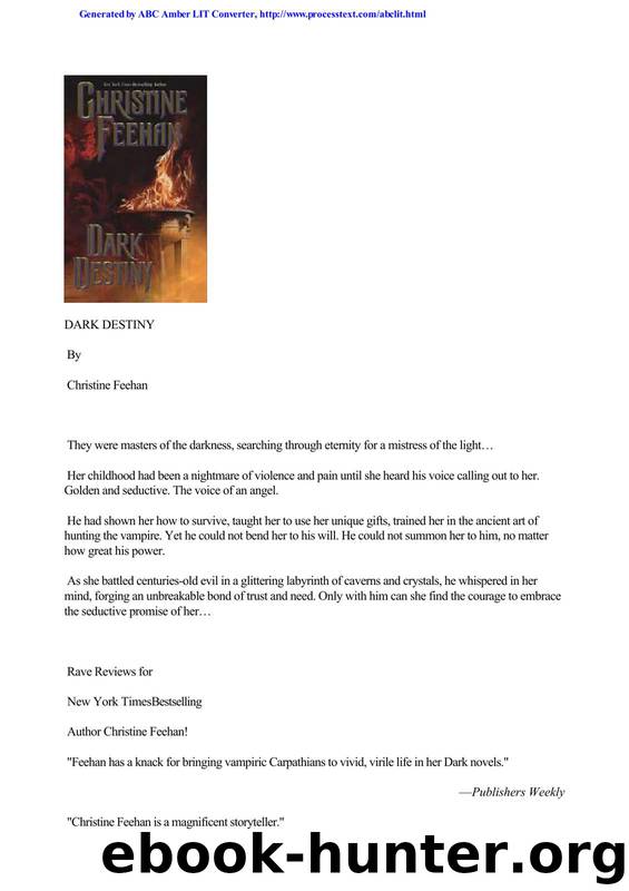 Dark (Carpathians) 13 by Christine Freehan