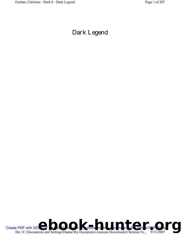 Dark (Carpathians) 8 by Christine Freehan