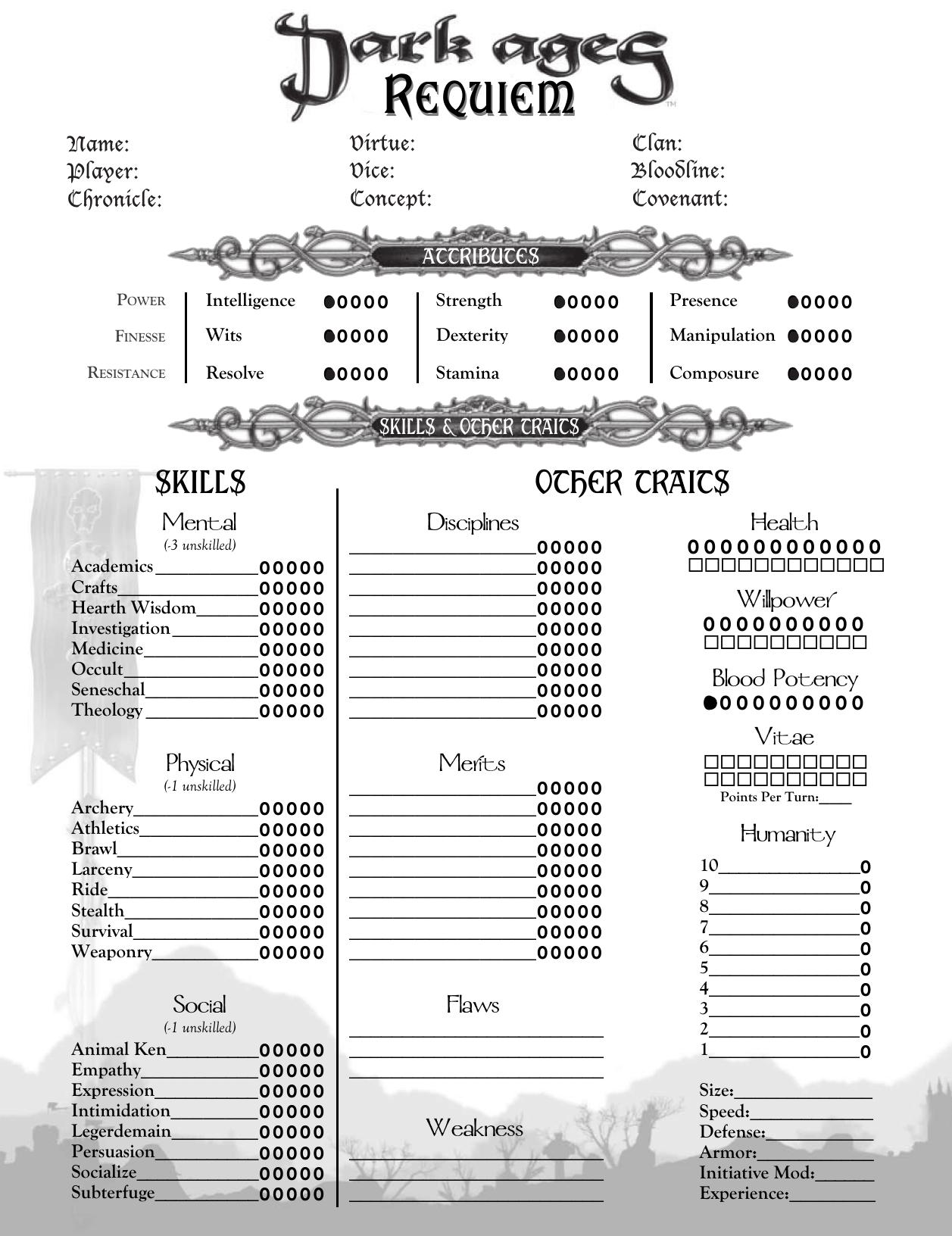 Dark Ages Vampire by MrGone