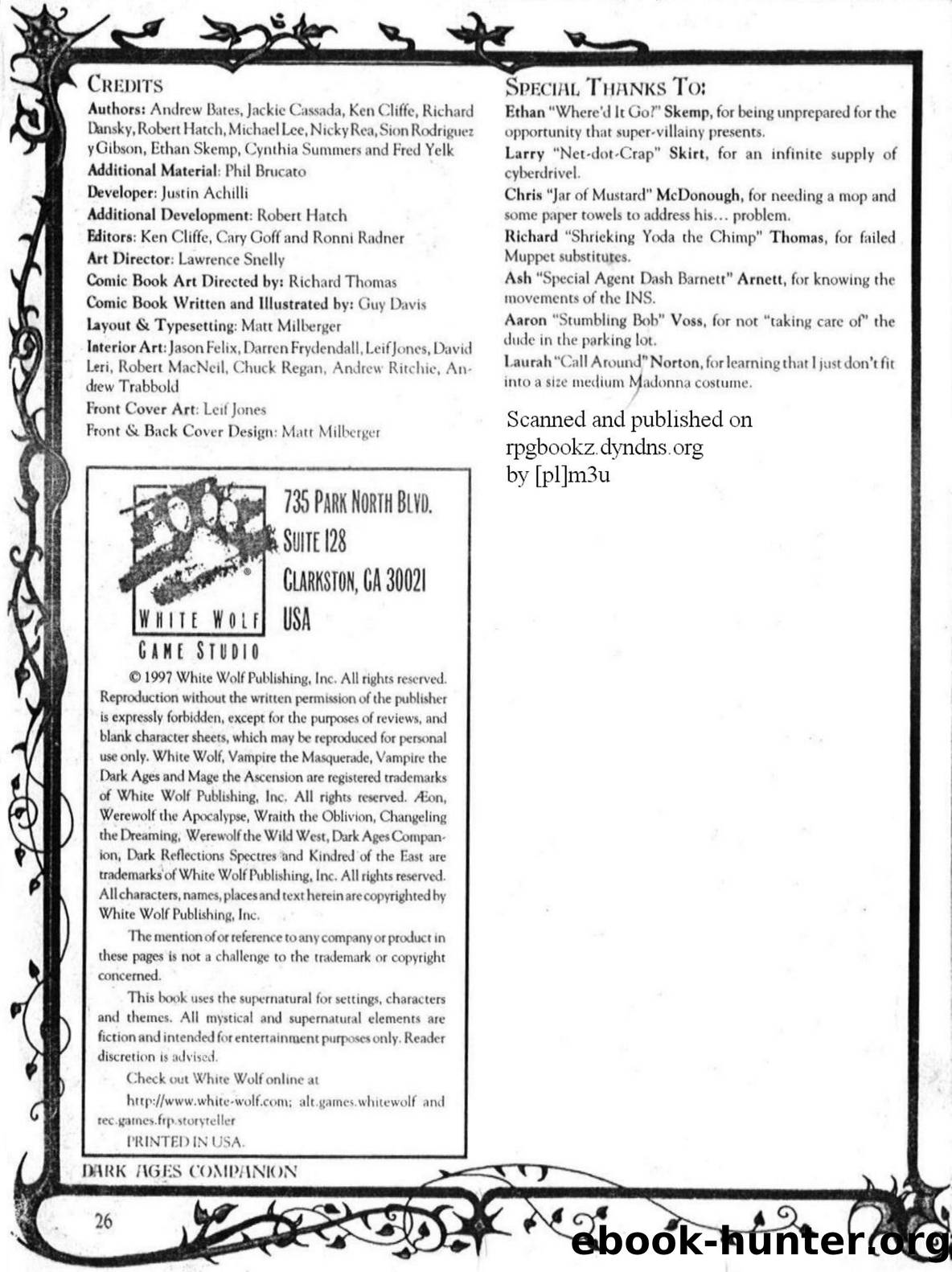 Dark Ages by Companion (1997)