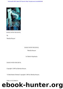 Dark Hunter 7 by Dance & the Devil