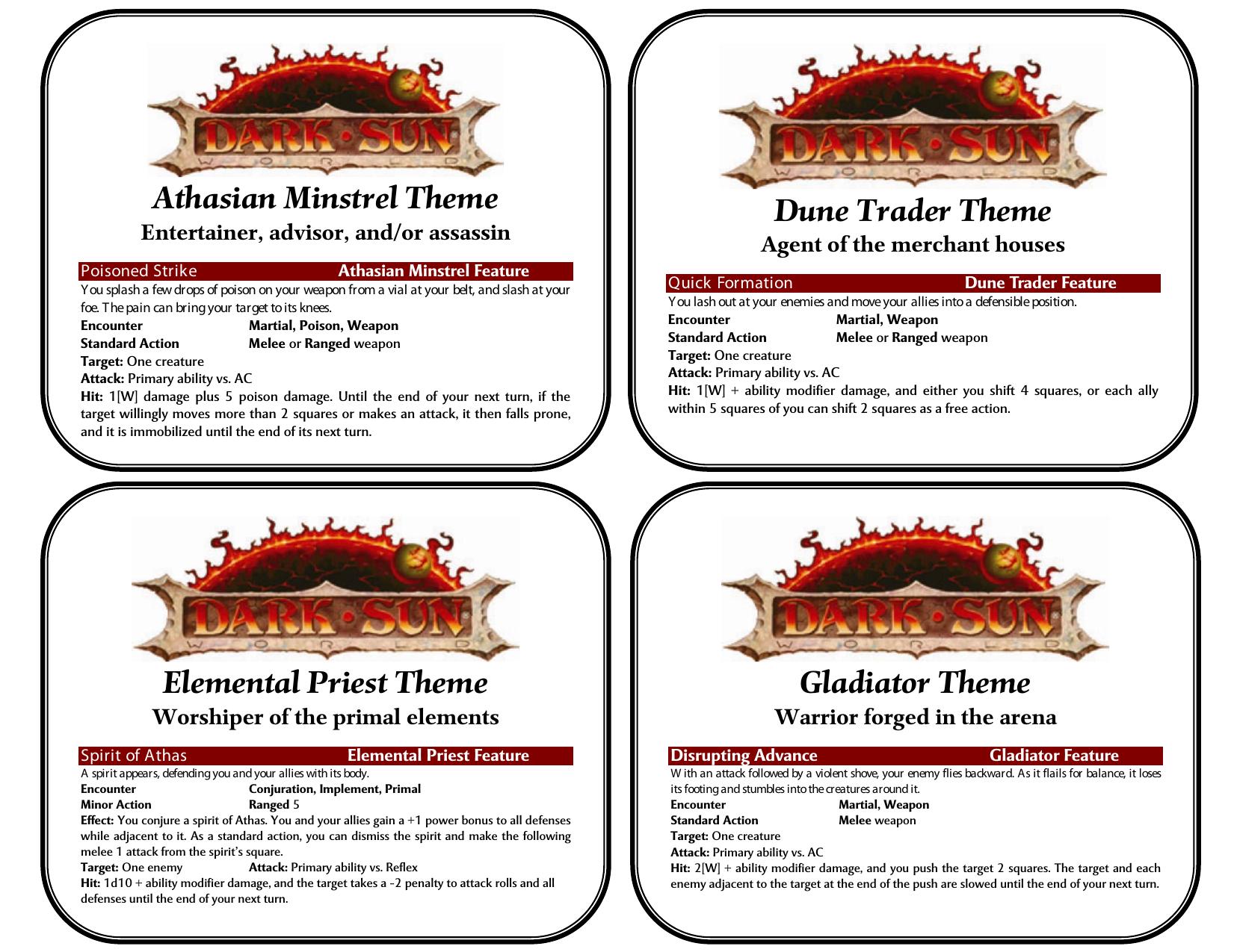 Dark Sun Themes by Tulach Chris