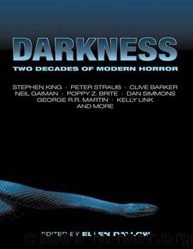 Darkness: Two Decades of Modern Horror by Ellen Datlow