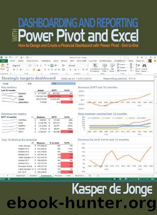 Dashboarding and Reporting with Power Pivot and Excel: How to Design and Create a Financial Dashboard with PowerPivot Â End to End by Kasper de Jonge