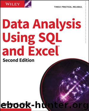 Data Analysis Using SQL and Excel by Linoff Gordon S