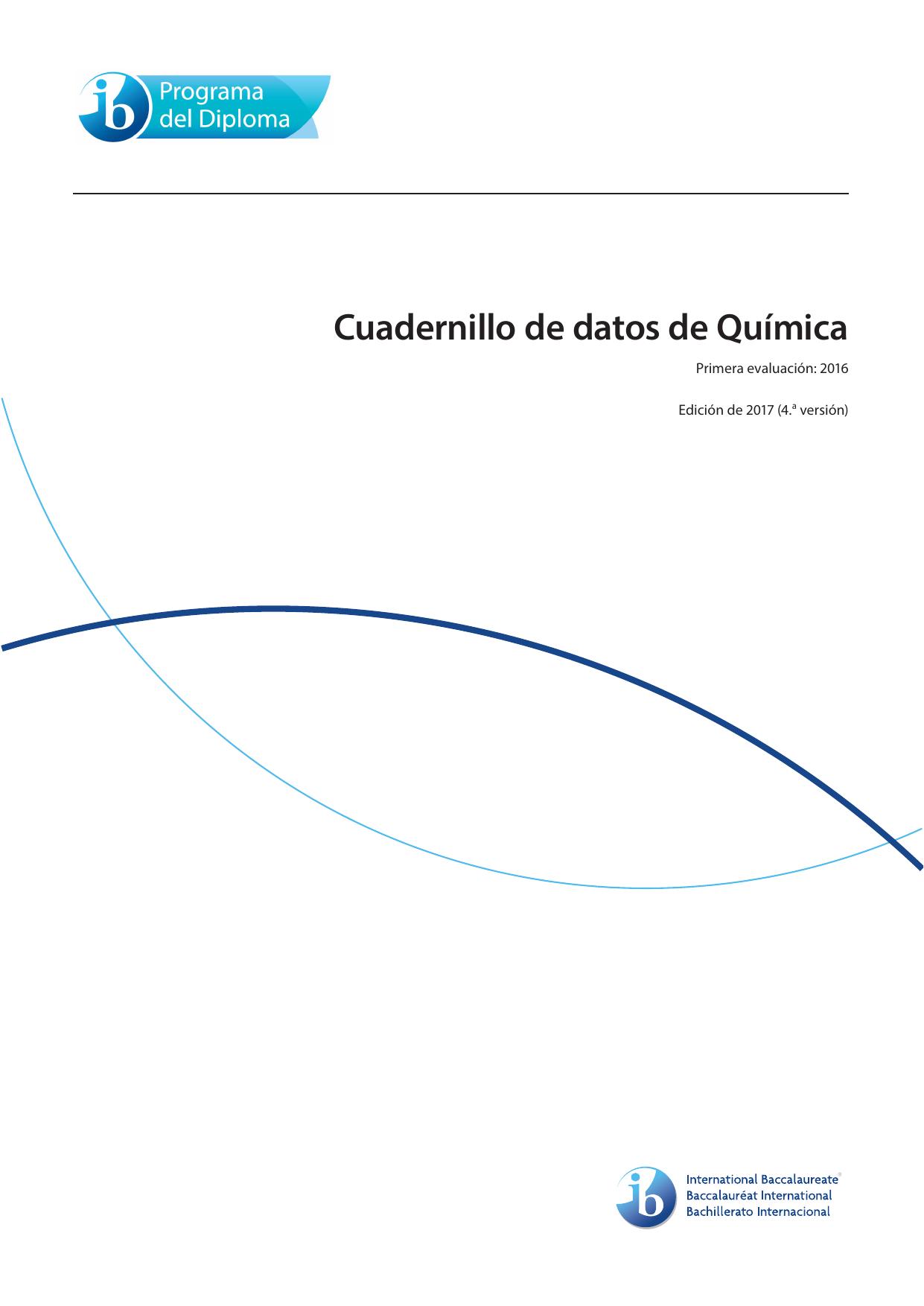 Data Booklet by Spanish