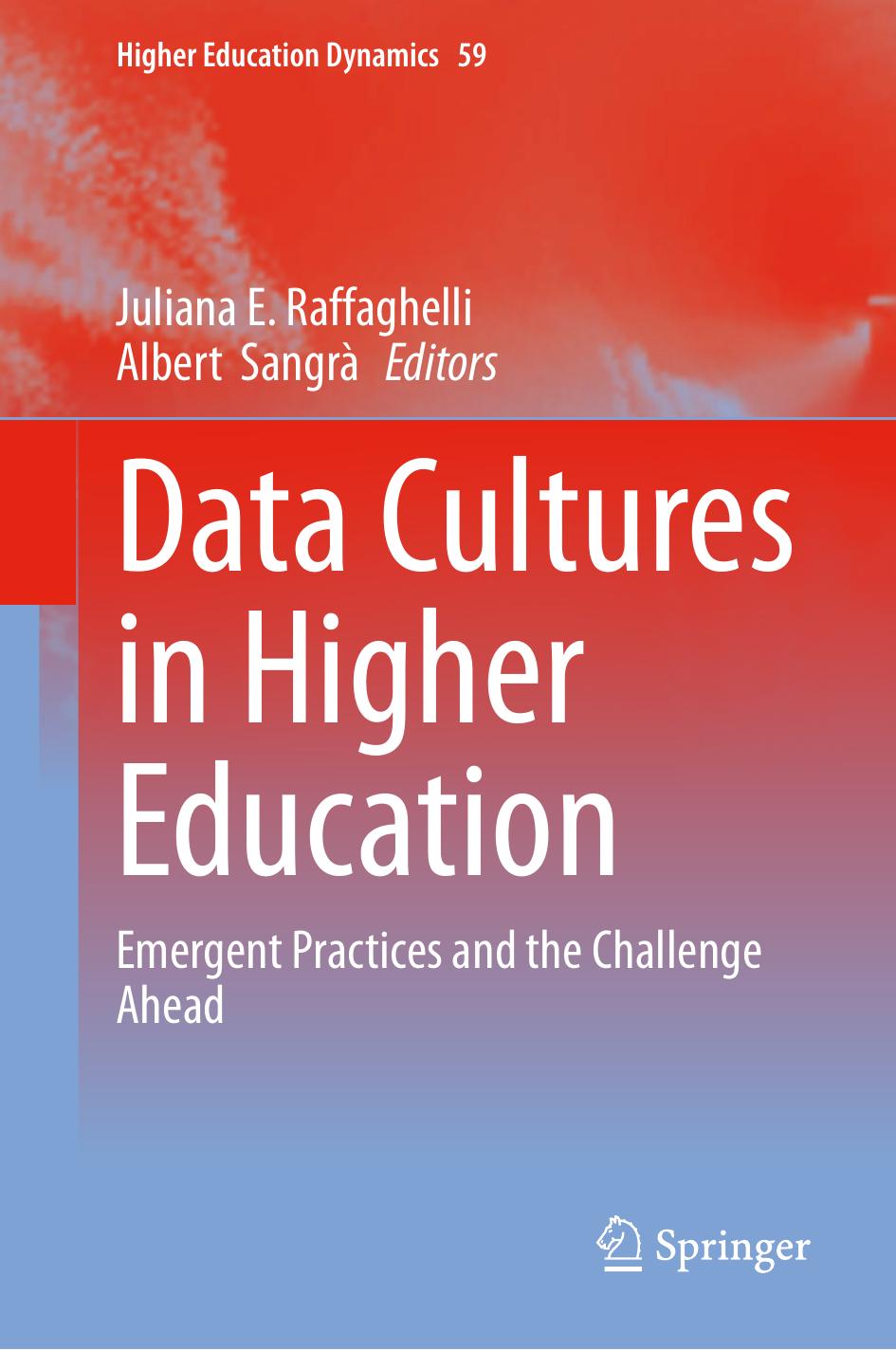 Data Cultures in Higher Education by Unknown