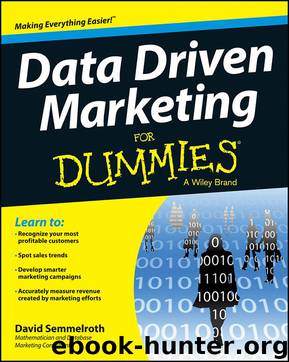 Data Driven Marketing For Dummies by David Semmelroth