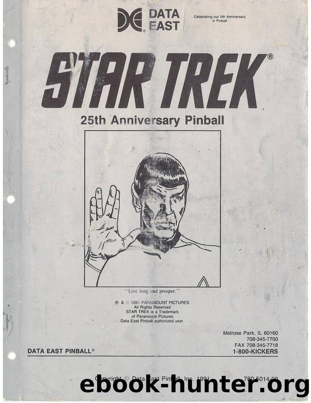 Data East Star Trek 25th Anniversary (2.01) by AntoPISA