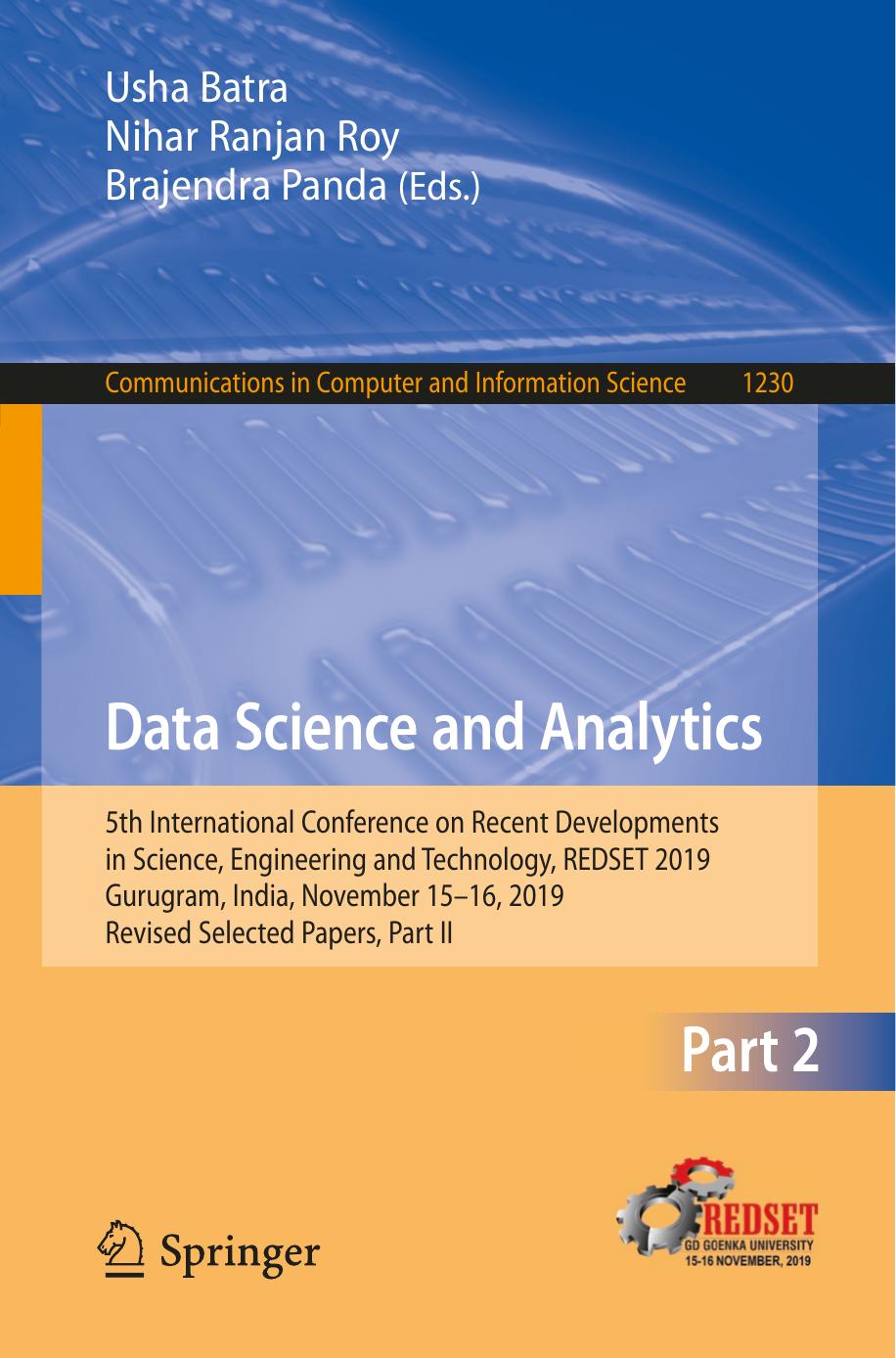 Data Science and Analytics by Unknow