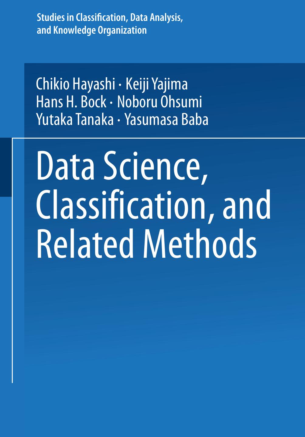 Data Science, Classification, and Related Methods by Unknow