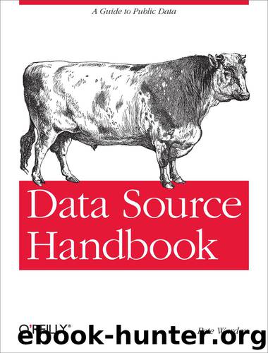Data Source Handbook by Warden Pete