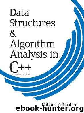 Data Structures and Algorithm Analysis in C++, Third Edition by Clifford A. Shaffer