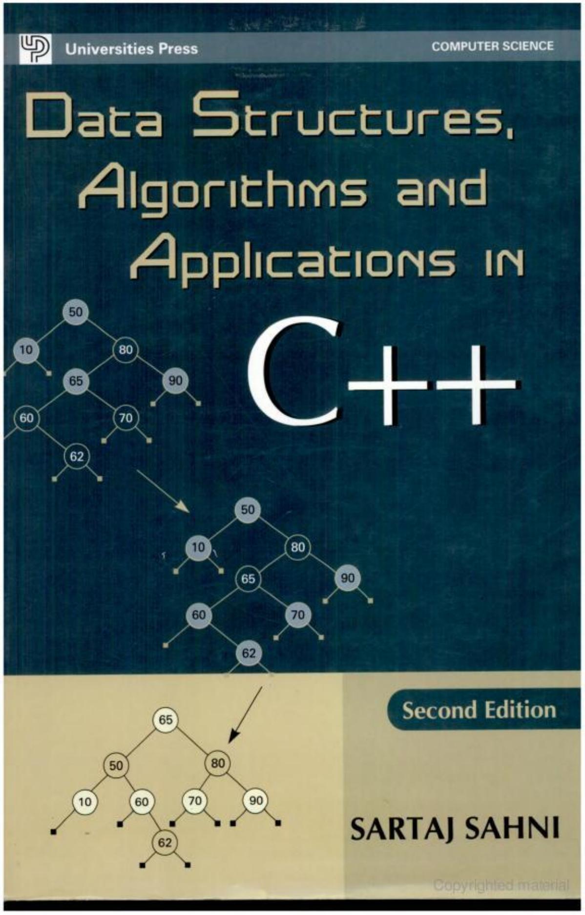 Data Structures, Algorithms And Applications In C++ by By Sahni Sartaj