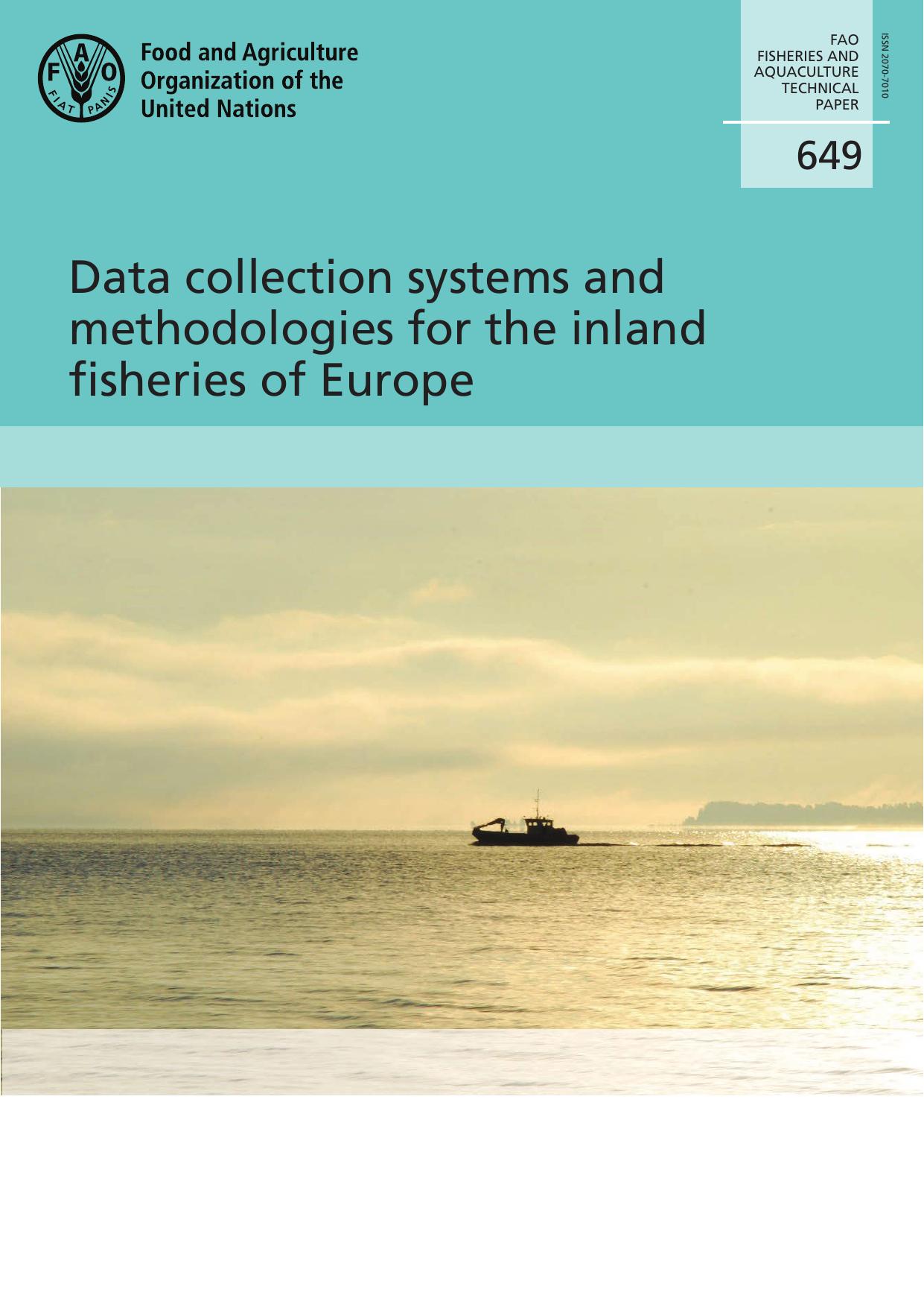 Data collection systems and methodologies for the inland fisheries of Europe by T. Vehanen