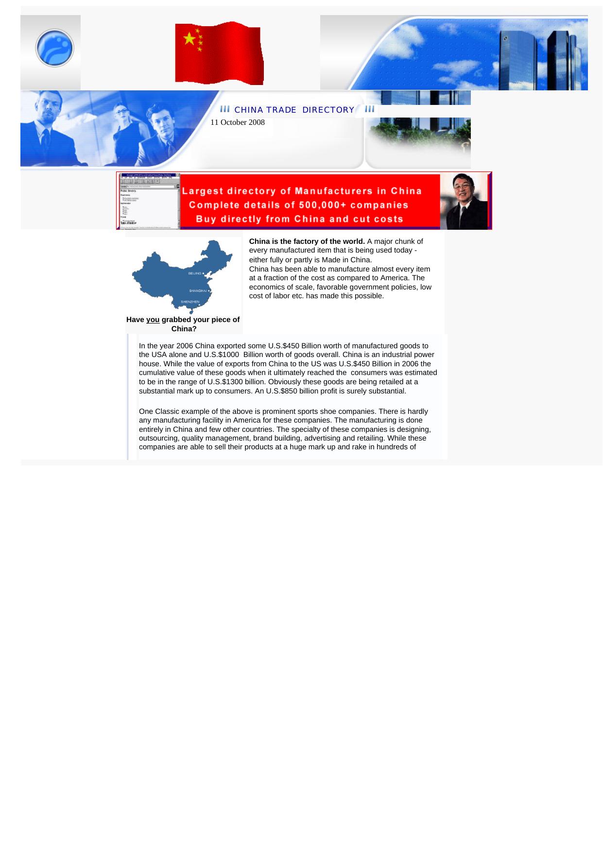 Database Of Chinese Manufacturers. by Best of Kuszter's Collection