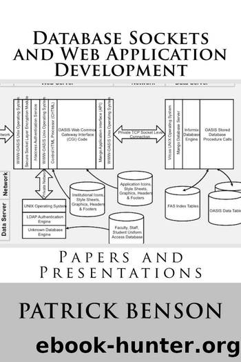 Database Sockets and Web Application Development - Papers and Presentations by Patrick Benson