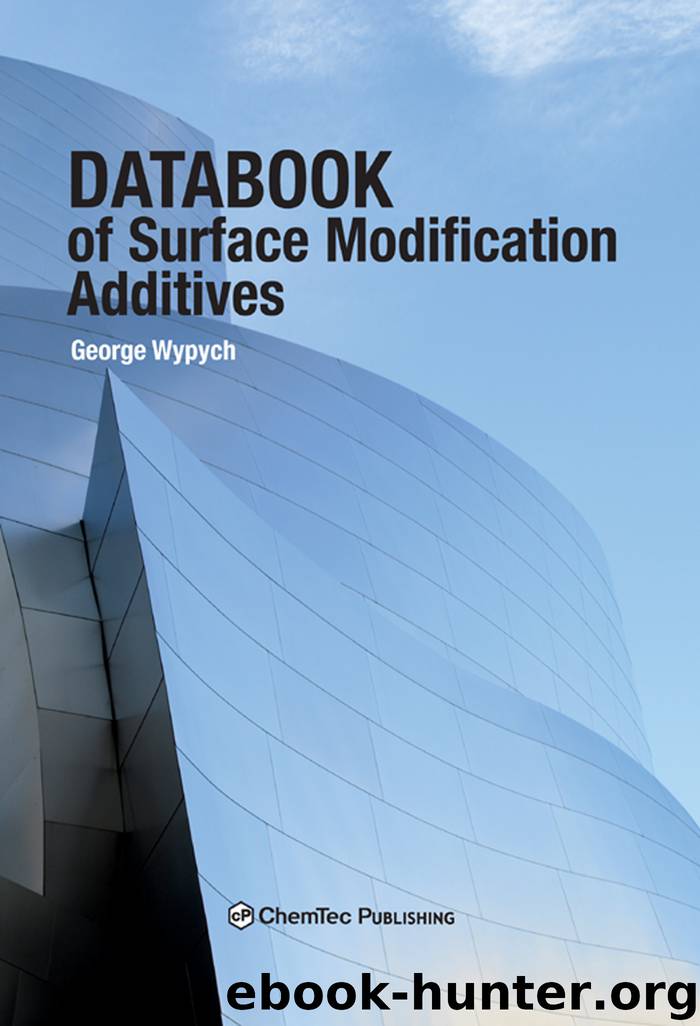 Databook of Surface Modification Additives by George Wypych